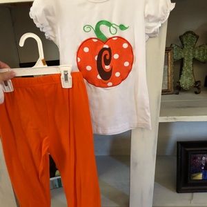 ‘C’ pumpkin outfit